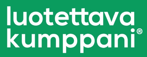 luotettava kumppani -logo